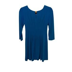 Tahari Petite Peephole Women's Pleated Wrap Dress Modest Special Occasion Mini